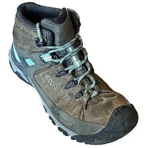 Keen Targhee III Mid Hiking Boots Waterproof Brown Leather Womens 10.5 UK 8 EU41